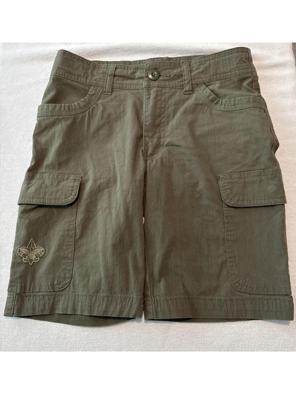 Boy Scouts of America BSA Uniform Youth Size 8 Cargo Shorts 🏕️